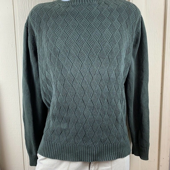 St. John's Bay Other - St. John’s Bay 2XL Crewneck Sweater Green Cotton